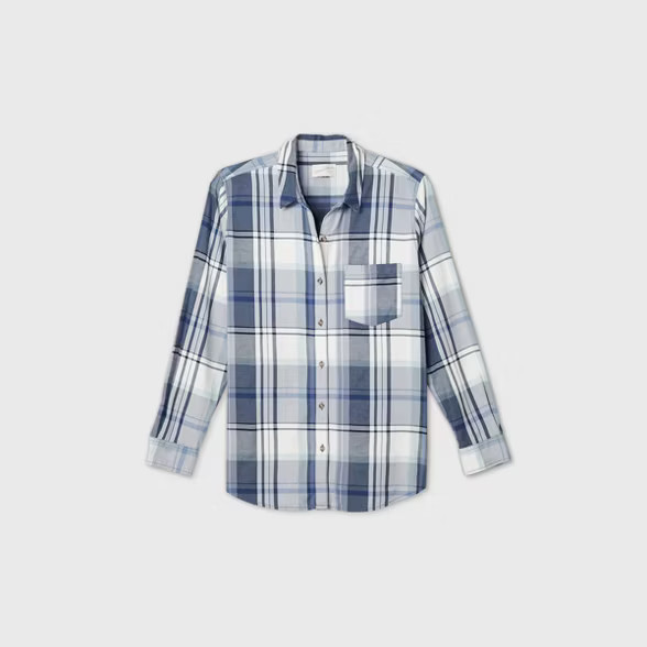 Women's Plaid Long Sleeve Button-Down Shirt - Universal Thread™ | Target