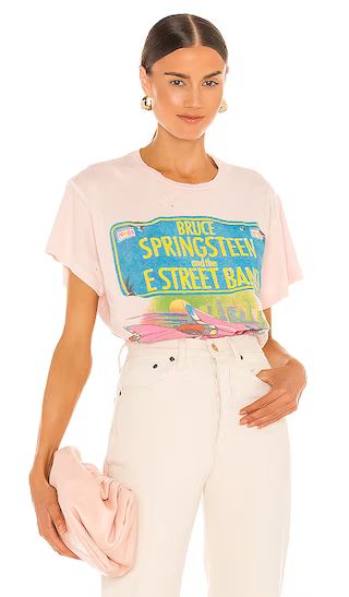 Bruce Springsteen Tee in Pink | Revolve Clothing (Global)