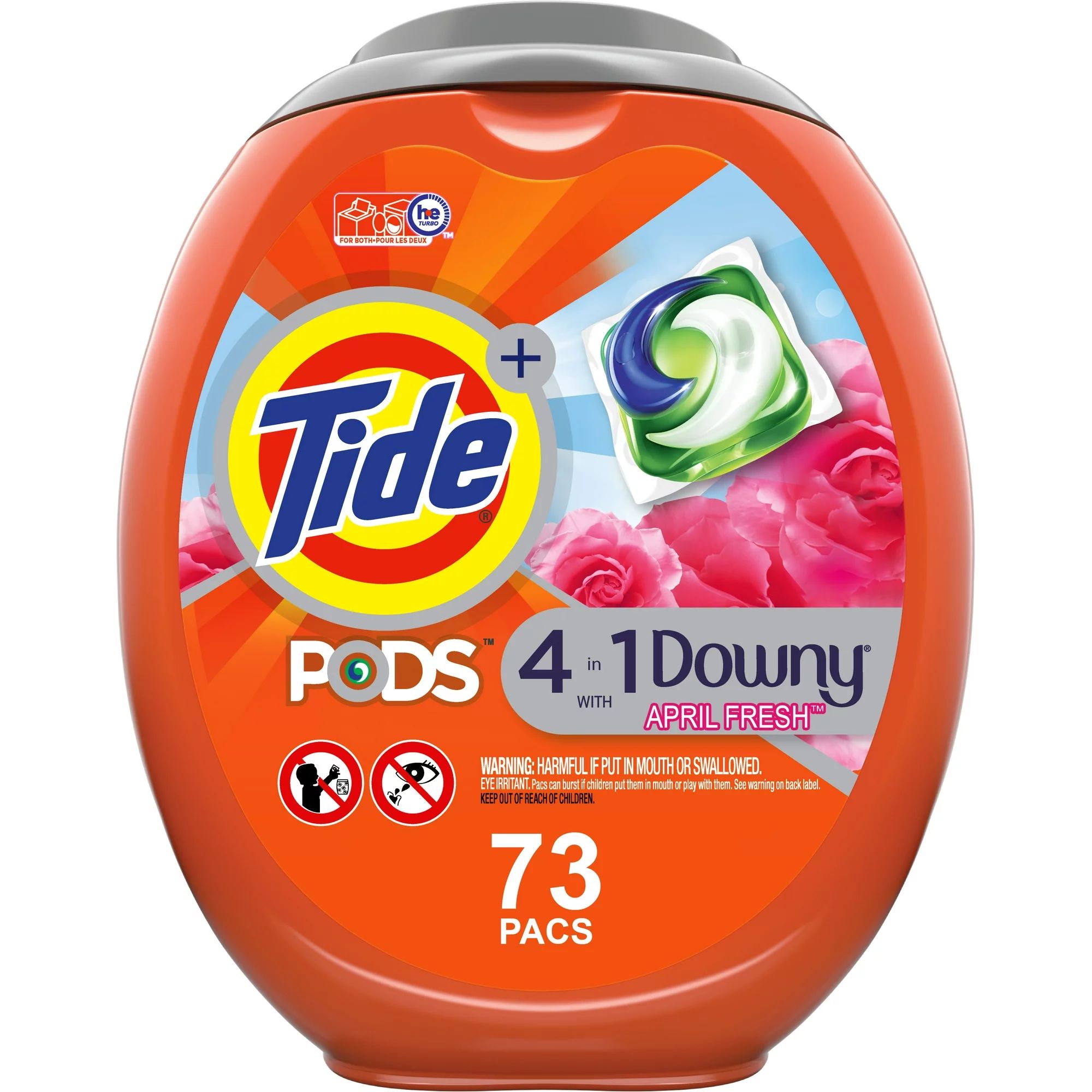 Tide Pods Plus Downy April Fresh, 73 Ct Laundry Detergent Pacs | Walmart (US)