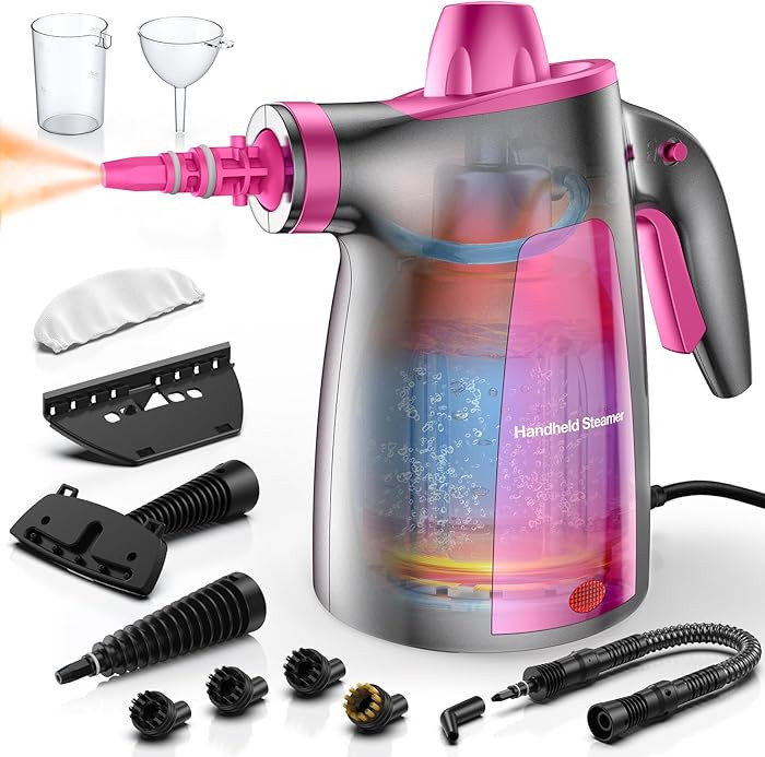 LABIGO Steam Cleaner, Pressurized Handheld Multi-Surface Natural Steam Cleaner with 12pcs Accesso... | Amazon (US)