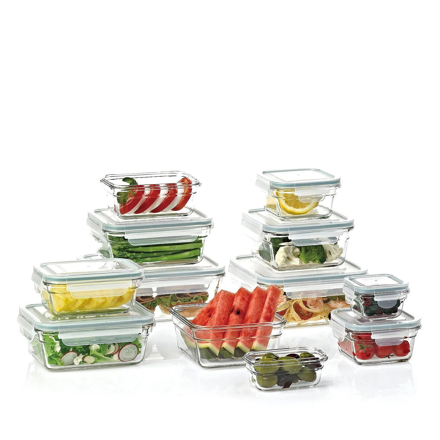 24-Piece Glass Food Storage Set by Glasslock | Walmart (US)