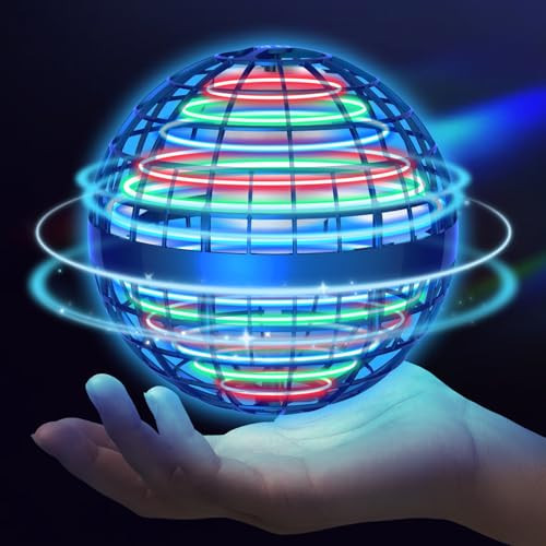 2024 Flying Orb Ball Toy - Christmas Cool Novelty Gift Galaxy Boomerang Hand Drone Magic Floating Orbit Ball Hover Mini Outdoor Fidget Toy Stocking Stuffer for Boys Girls Teens Kids Blue | Amazon (US)