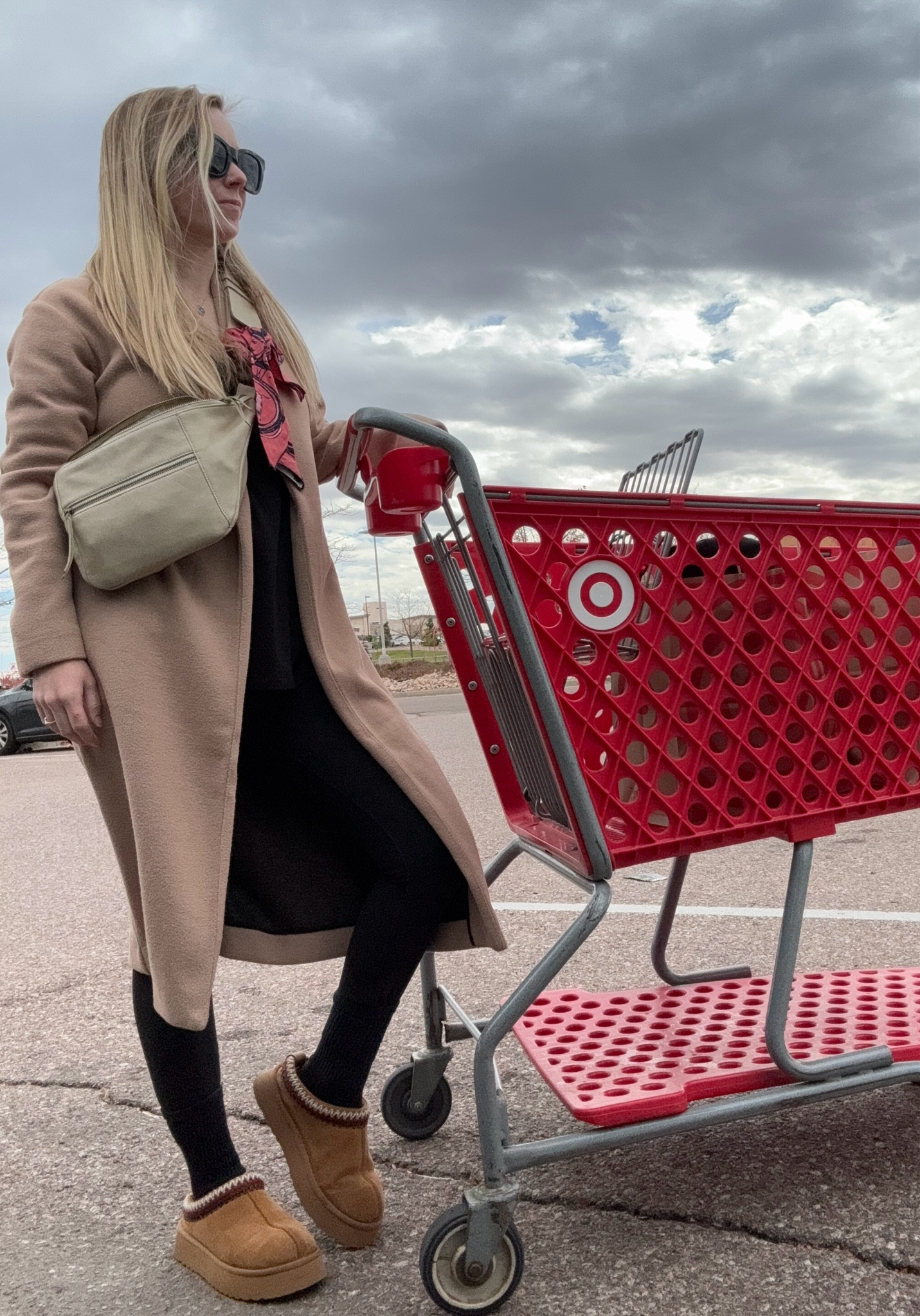 Made a quick trip to target after dropping my oldest off at school! I just got this new coat and I am obsessed! This will be a staple all winter long! Of course I had to match it with my Ugg Tasman slipper dupes! The normal ones are $130! I am obsessed with these shoes for only $69.99! Also my free people sling bag is the best sling bag I have! They have restocked all the colors and they sell out fast 🏃‍♀️💨

#LTKStyleTip #LTKSaleAlert #LTKActive