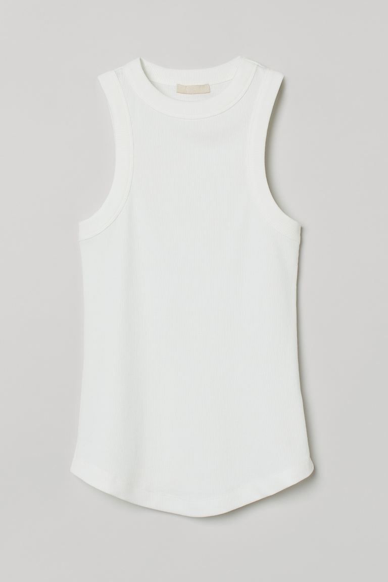 Ribbed vest top | H&M (UK, MY, IN, SG, PH, TW, HK)