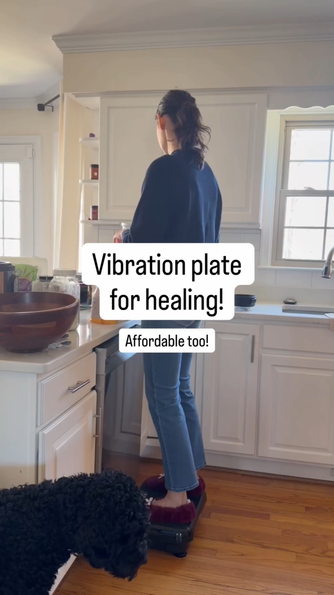 Vibration plates are an easy way to activate muscles and get chores done. 

#LTKfitnessgoals #LTKmomlife #LTKmorningroutine