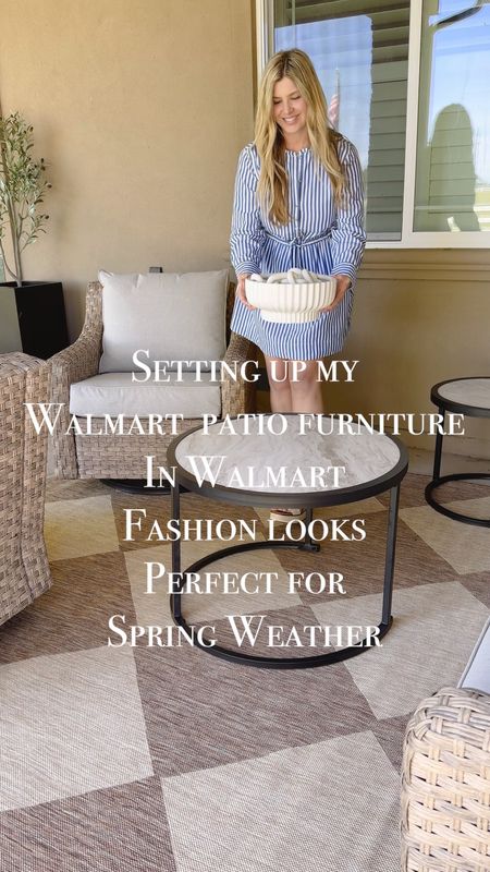 @walmartfashion spring fashion #walmartpartner #walmartfashion and my patio furniture 

#LTKVideo #LTKhome #LTKSeasonal