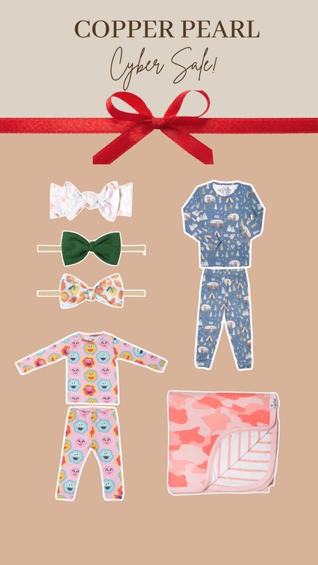 Copper pearl baby bows and pajamas and quilts cyber Monday sale! Bows are as little as $1 today!!!! Great baby gifts, gifts for new moms, gifts for toddlers, toddler pajamas, Christmas gift ideas for toddlers and new moms

#LTKbaby #LTKCyberWeek #LTKGiftGuide