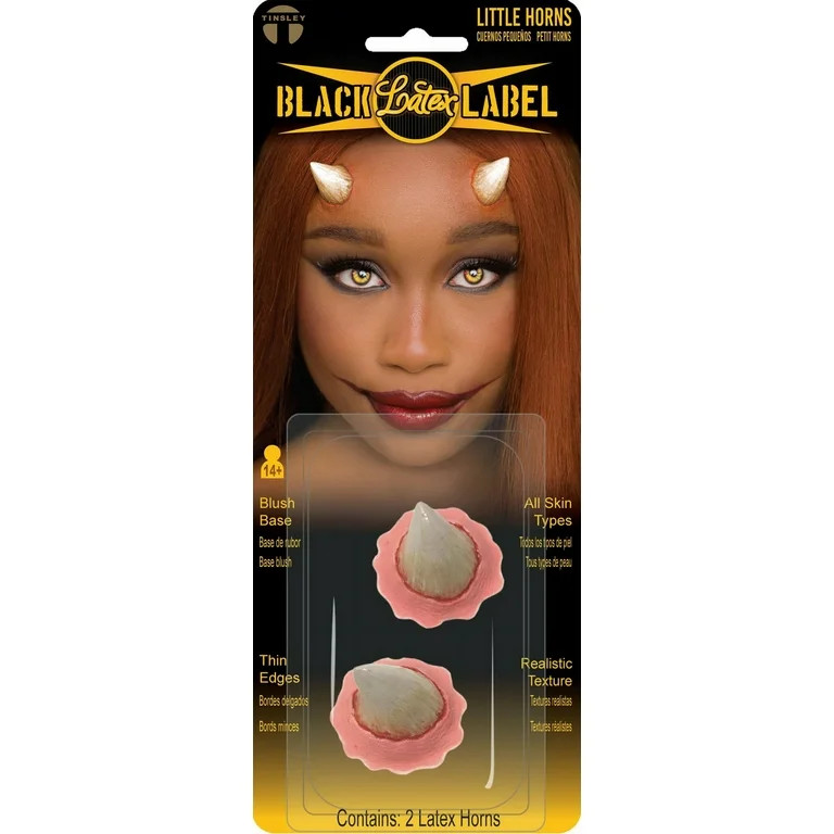 Tinsley Tattoos DFBLL011 Little Latex Horns Prosthetics Makeup | Walmart (US)