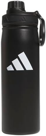 adidas 20 oz Stainless Steel Water Bottle, Insulated Double-Walled 18/8 Metal, Men, Women, Girls ... | Amazon (US)