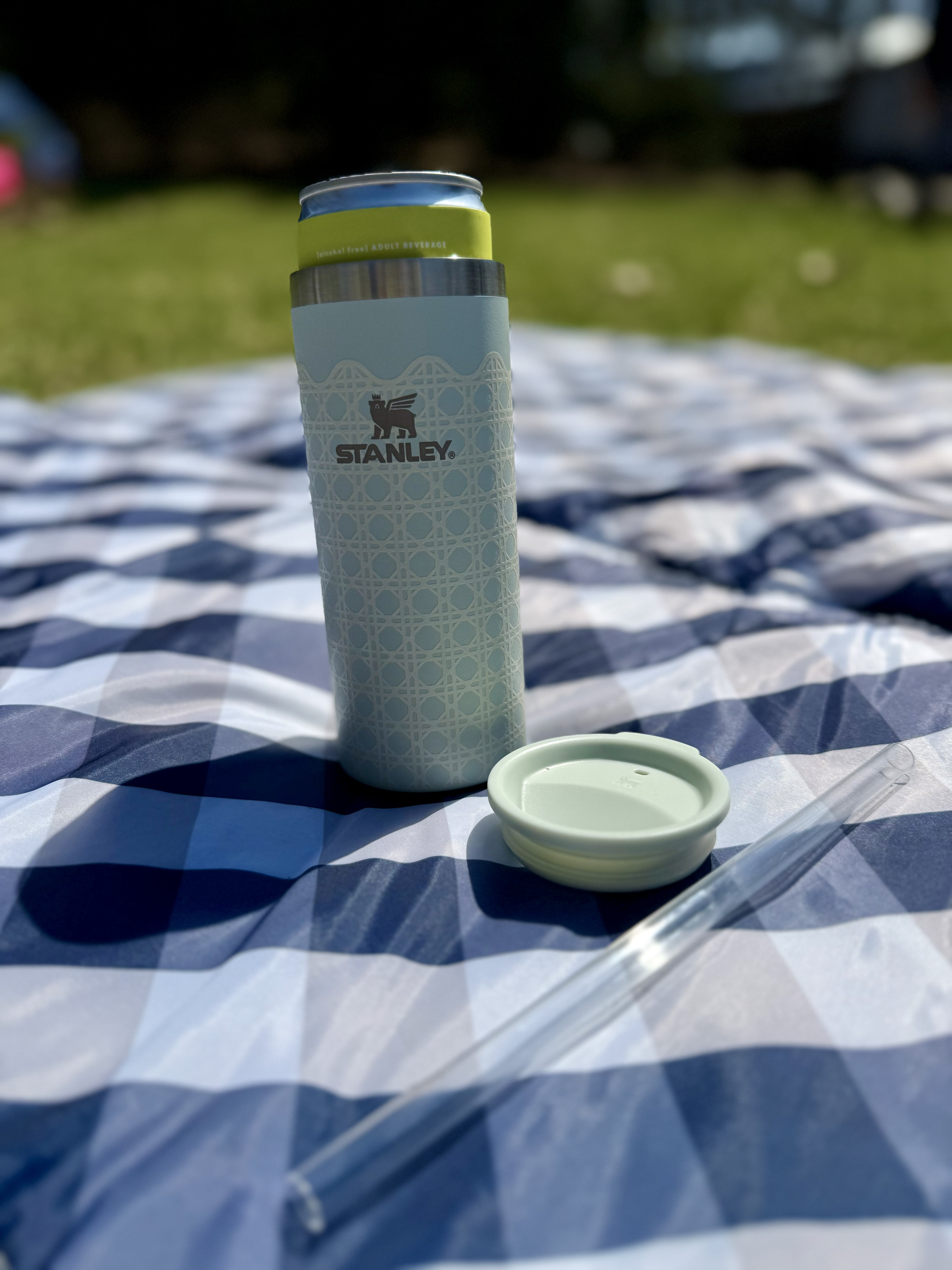 The Stanley Spring Picnic Collection just dropped and everything is so good for spring. Soft pastel colors, subtle stripes, and matching tumblers, coolers, and bags made for park days and warmer weather.

I grabbed the Everyday Slim Can Cooler — perfect if you drink a lot of 12 oz slim cans like I do. It keeps drinks cold and also doubles as a tumbler with the straw.

Such a cute spring lineup for beach days, ball games, picnics, and everyday use.

#stanley1913partner #ad @stanley_brand 

 #LTKfoodie #LTKSeasonal #LTKHome