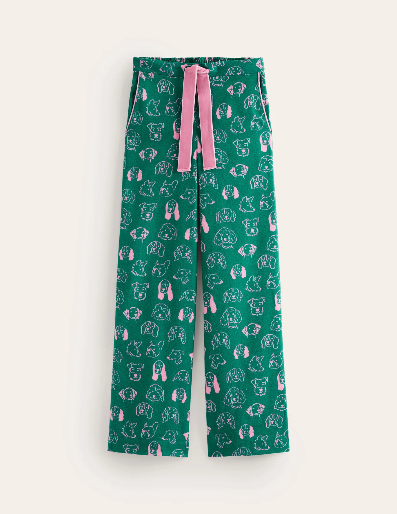 Brushed Cotton Pajama Pants | Boden (US)