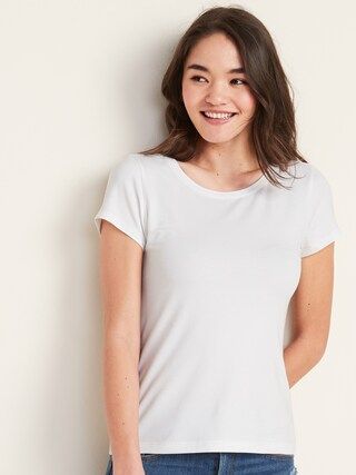 Slim-Fit Crew-Neck Tee for Women | Old Navy (US)