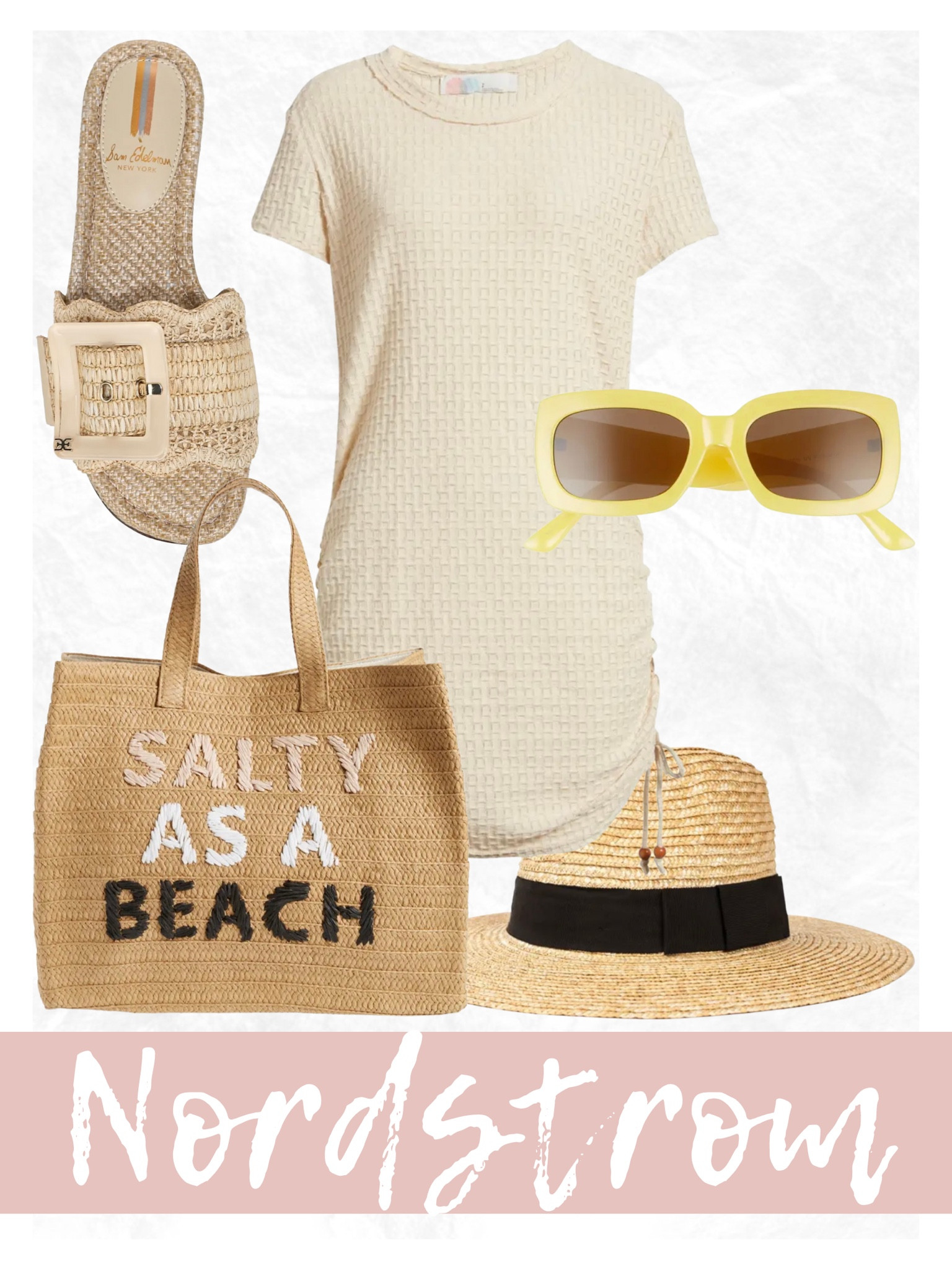 Nordstrom spring break, vacation outfit, resort wear, beach vacation, spring style, beach bag, sandal, wide brim hat

#LTKSeasonal #LTKstyletip #LTKtravel