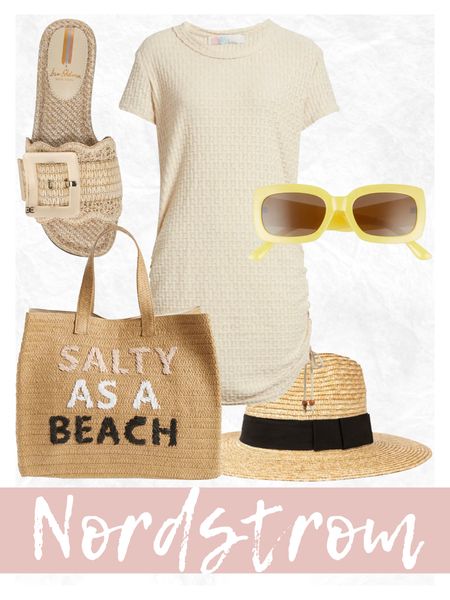 Nordstrom spring break, vacation outfit, resort wear, beach vacation, spring style, beach bag, sandal, wide brim hat

#LTKSeasonal #LTKstyletip #LTKtravel