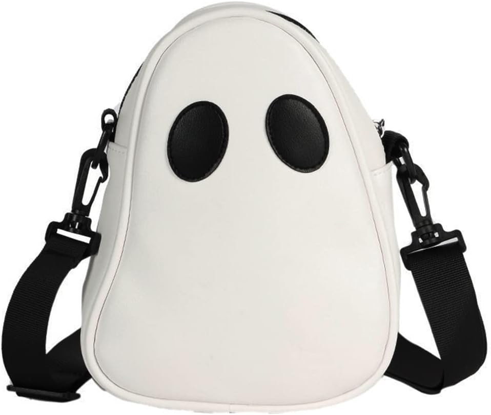 Novelty Crossbody Bag Shoulder Bag Halloween Ghost Purse Holiday Party Gift Candy Bag for Boys Girls | Amazon (US)