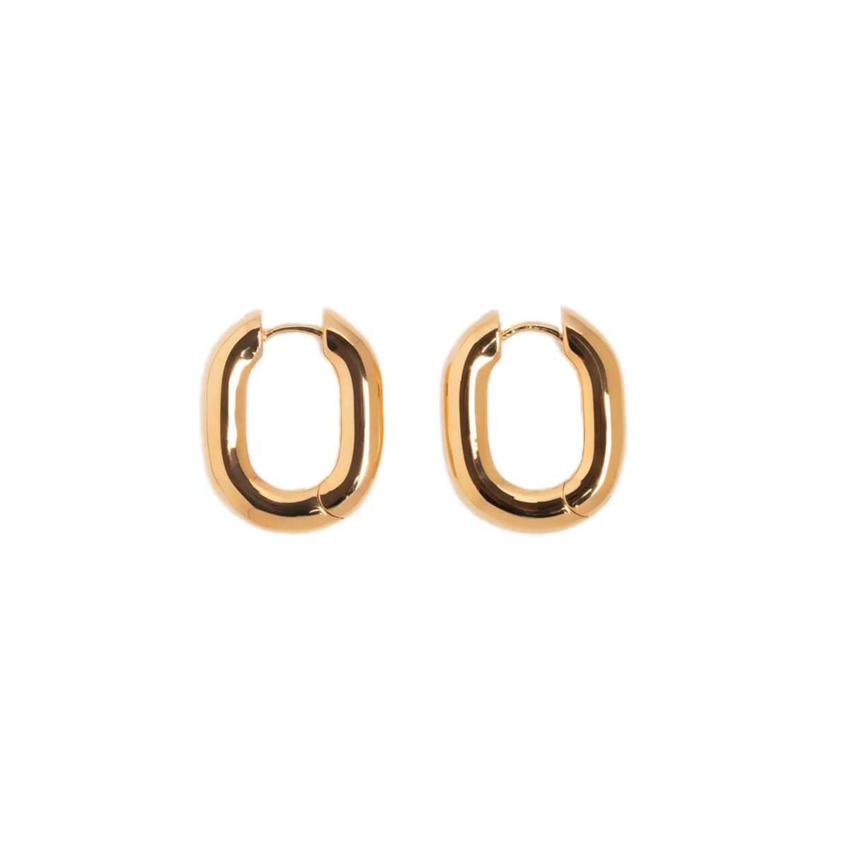 Icon Oval Hoops - Gold Petite | Erin Fader Jewelry Design