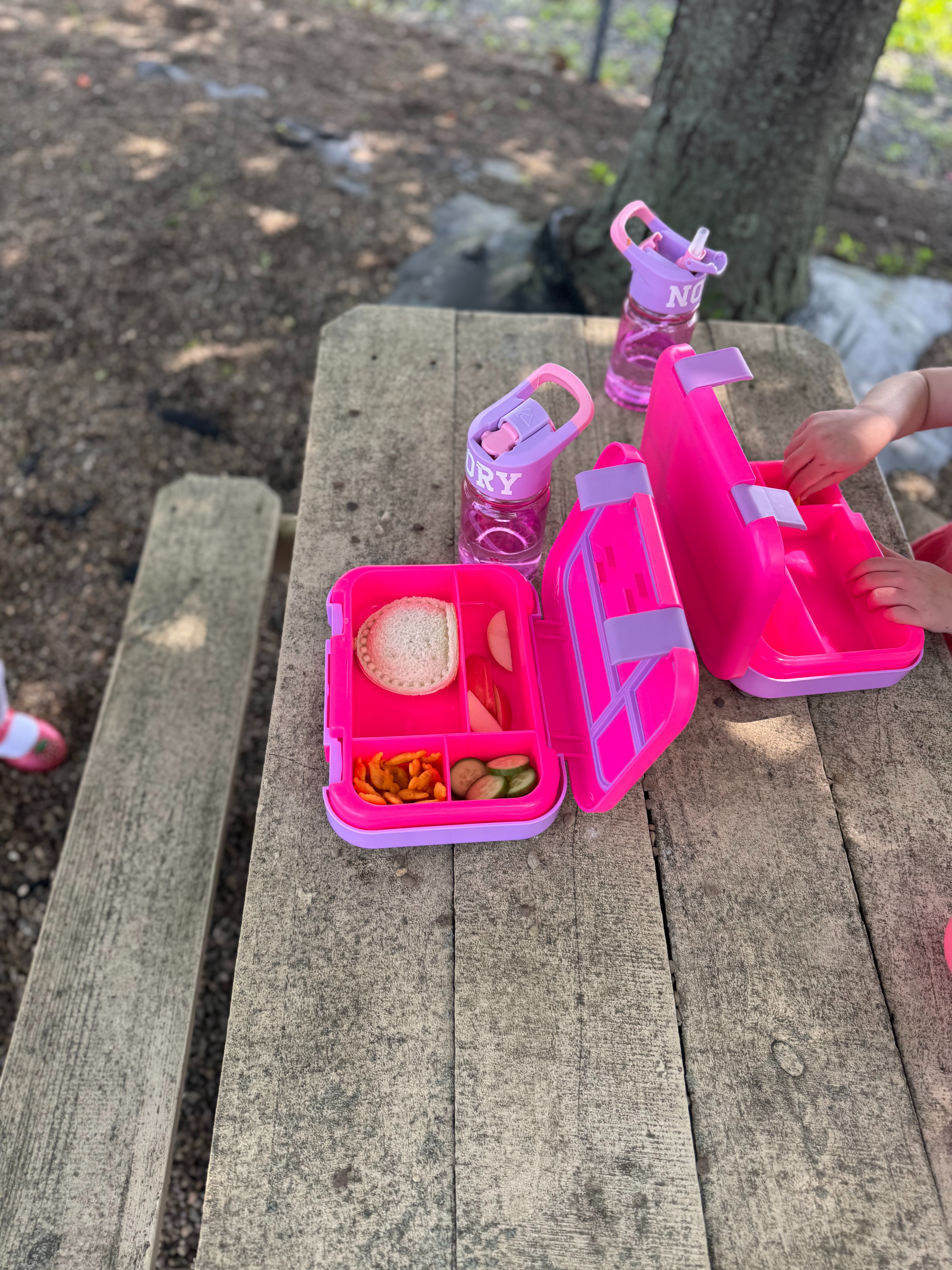  This has been our go-to park lunch setup lately and it makes life so much easier.

The bento boxes keep everything neat and easy for little hands to open, and the personalized water bottles mean fewer mix-ups (and less whining 😅). I keep them packed and ready in the fridge when I know we’ve got a park day coming.

bento lunch box for kids, toddler lunch ideas, park day must-haves, kids water bottle, personalized kid gear, easy mom lunch system, summer outing essentials, kid-friendly meal ideas, park picnic with toddlers

 

#LTKKids #LTKSeasonal #LTKHome