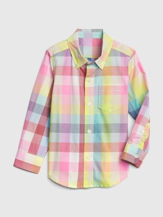 Plaid Long Sleeve Shirt | Gap US