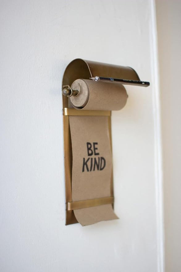 Kalalou NDE1383 Wall Note Roll, Brown | Amazon (US)