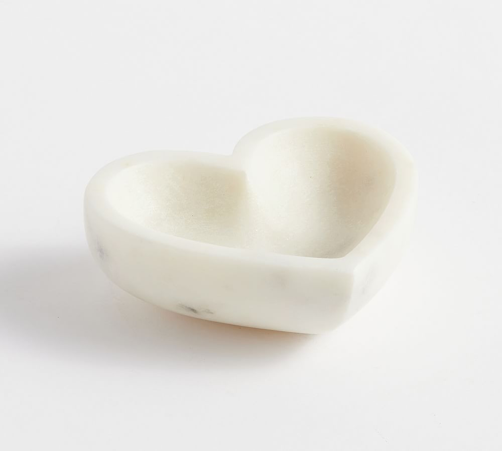 Handcrafted Marble Heart Trays | Pottery Barn (US)
