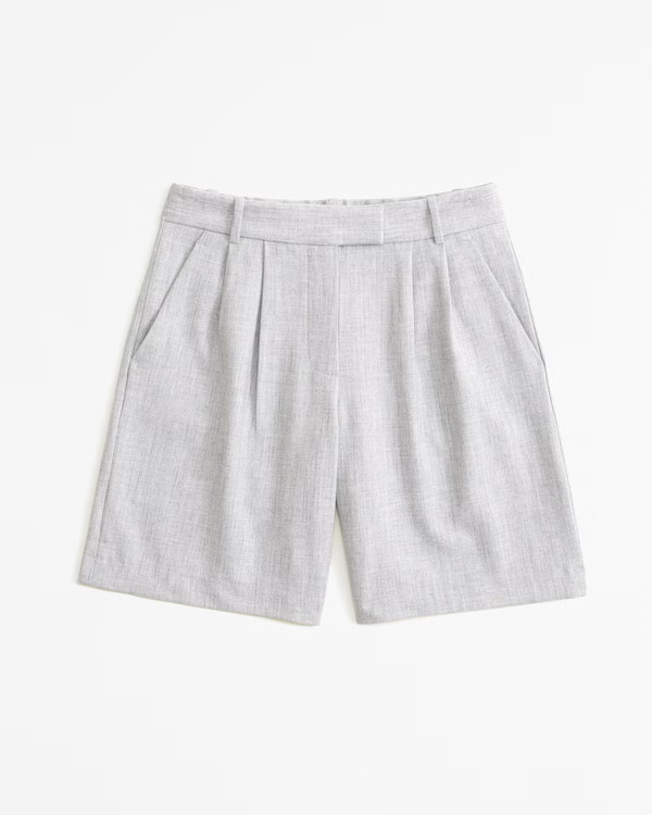 Mid Rise Tailored Short | Abercrombie & Fitch (US)