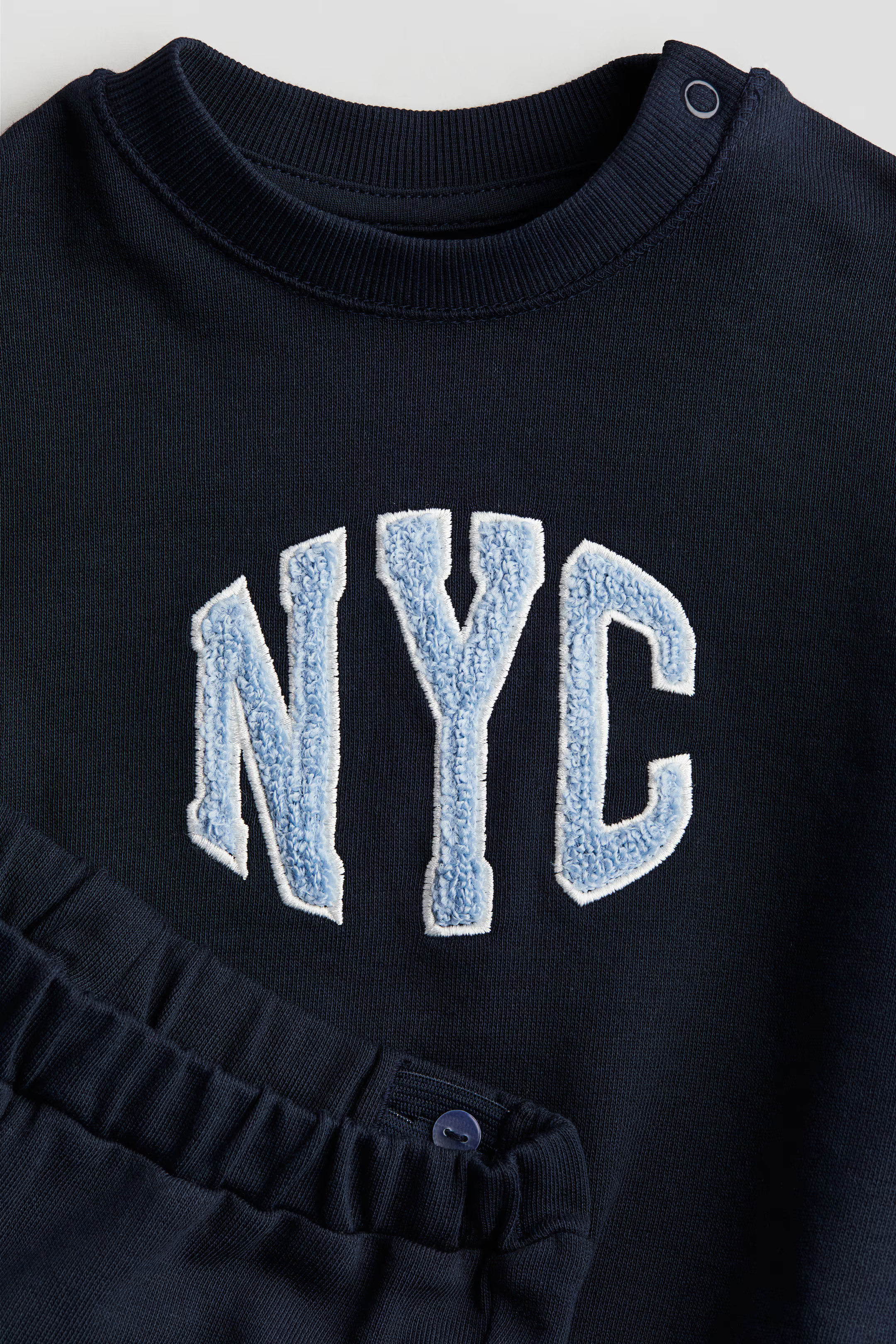 2-piece Set with Text Motif | H&M (US + CA)