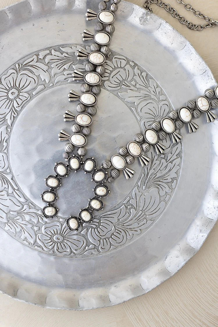 Ivory Squash Blossom Necklace | Flea Style