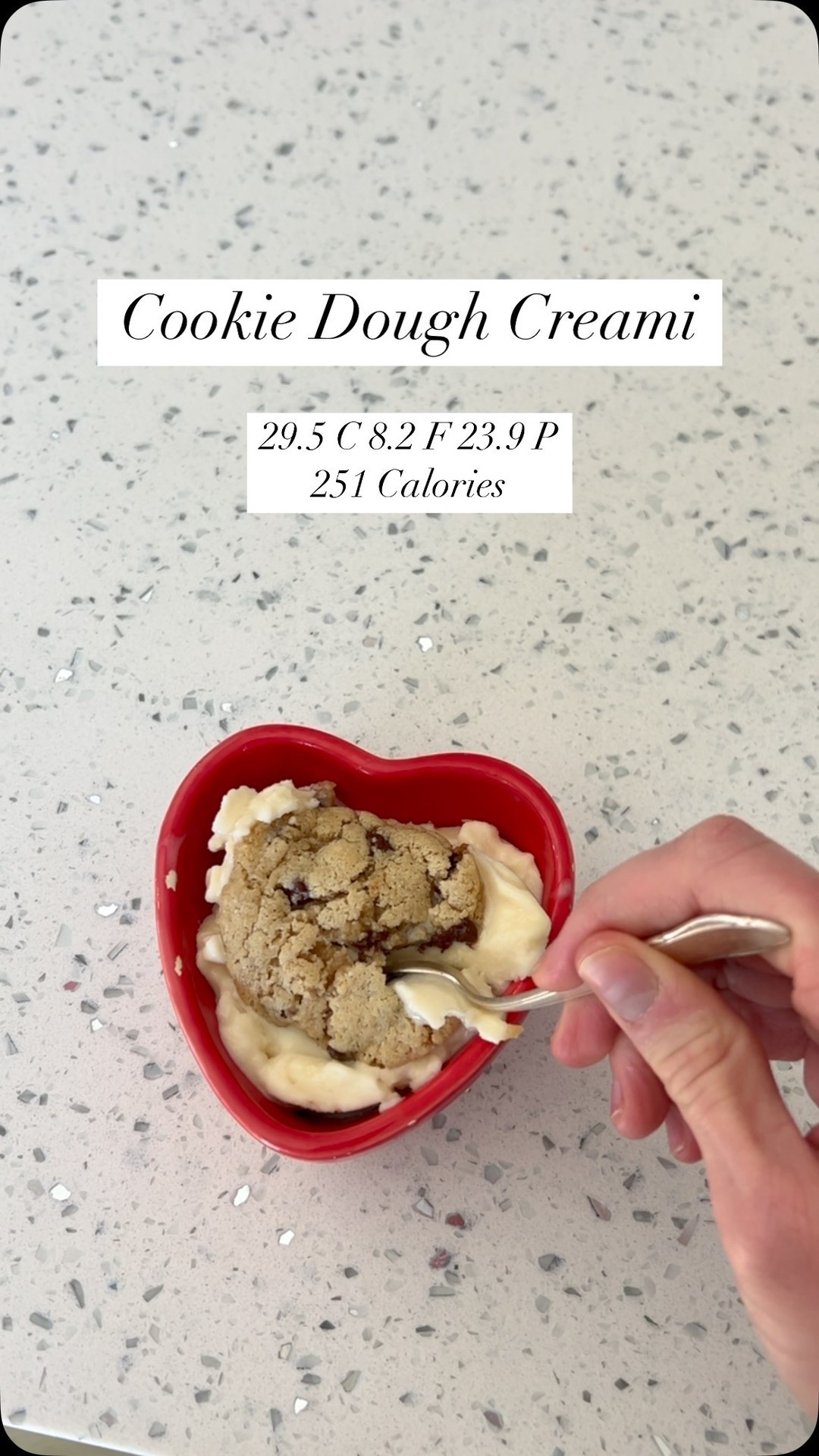 Tasty Tuesday Creami recipe 👇👇

The key to this macro friendly treat is finding the right cookie dough! I used the Doughy brand from target to add buttery sweetness without compromising my goals. It was so yummy and a much better consistency than other healthy cookies I’ve tried!