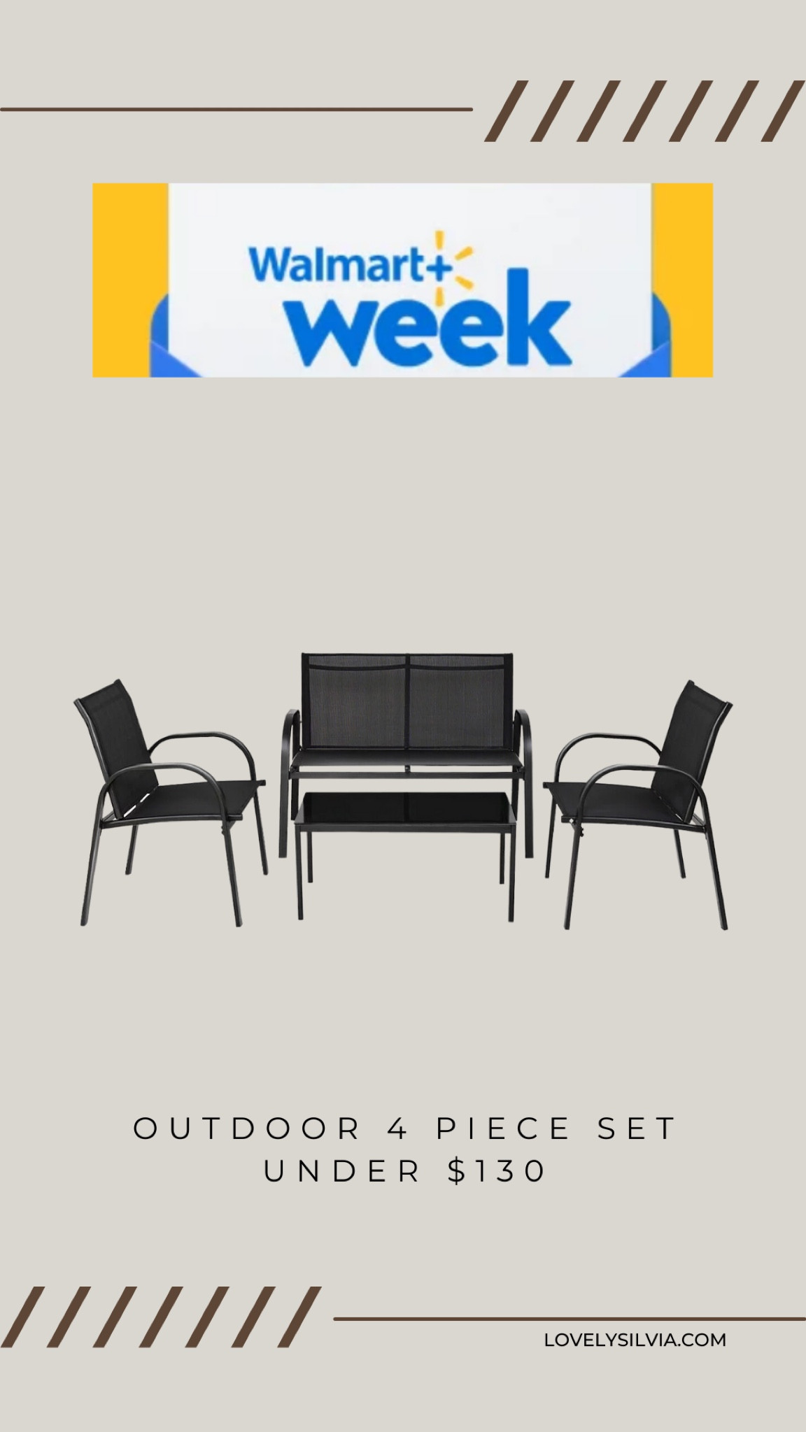 Outdoor 4 piece patio set under $130

outdoor furniture, Walmart sale, patio & garden, Walmart + sale, home furniture

#LTKhome #LTKsalealert #LTKSeasonal