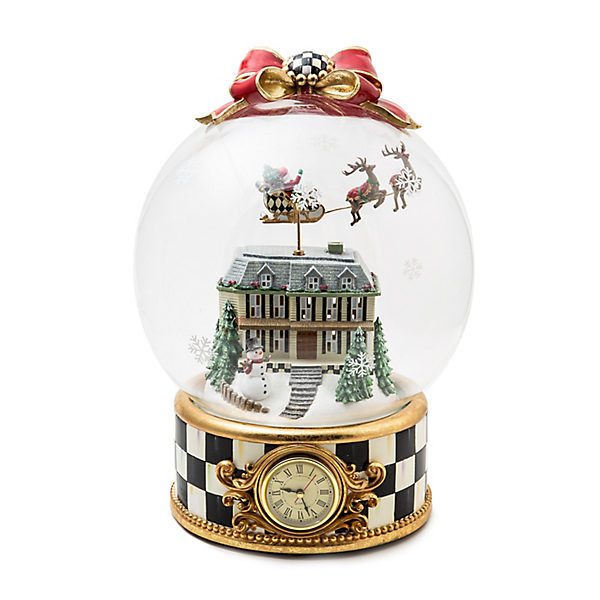 MacKenzie-Childs Christmas Magic Globe Clock | MacKenzie-Childs