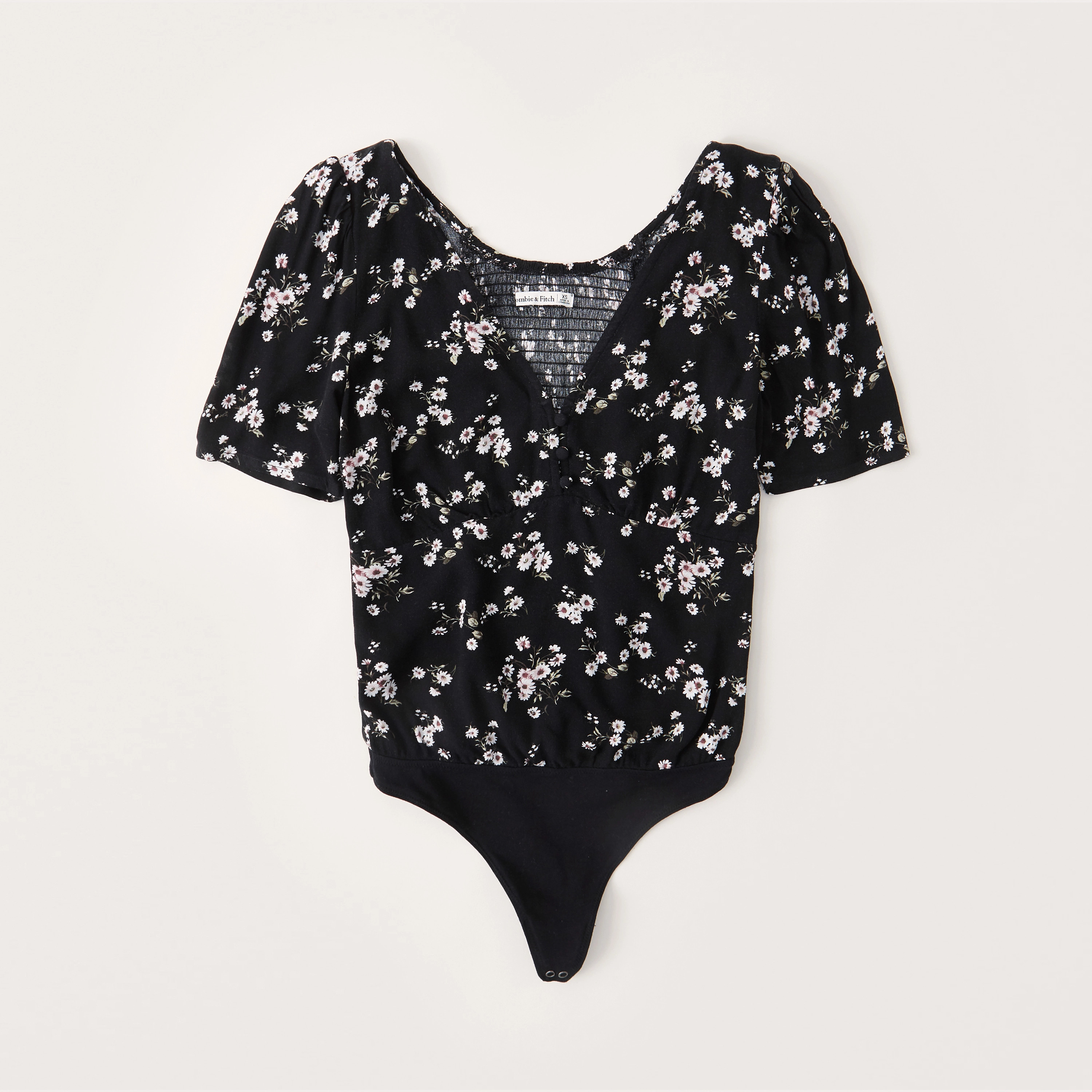 Puff-Sleeve Bodysuit | Abercrombie & Fitch (US)