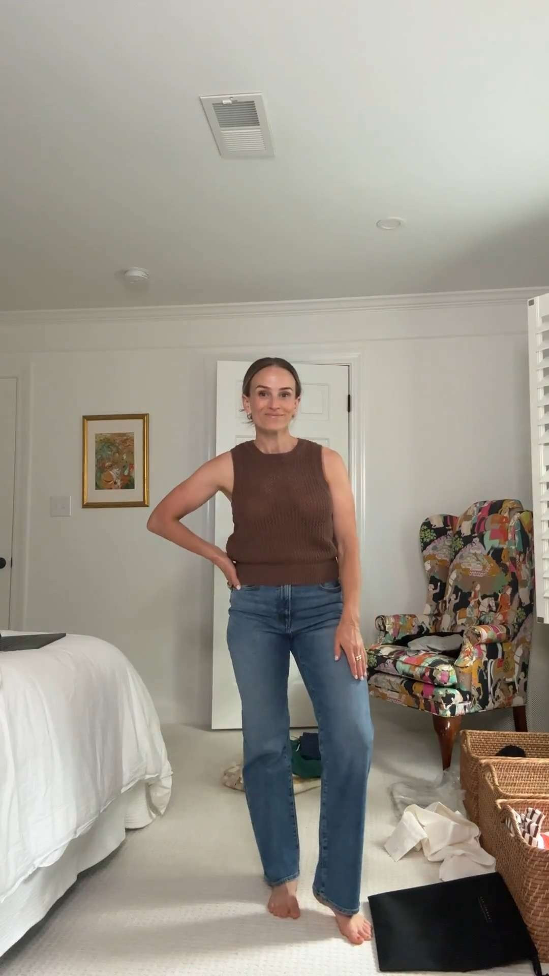 I absolutely love this tank and these Paige jeans are dreamy! 

I am wearing a size S in the top.

#LTKootd #LTKOver40 #LTKPetite