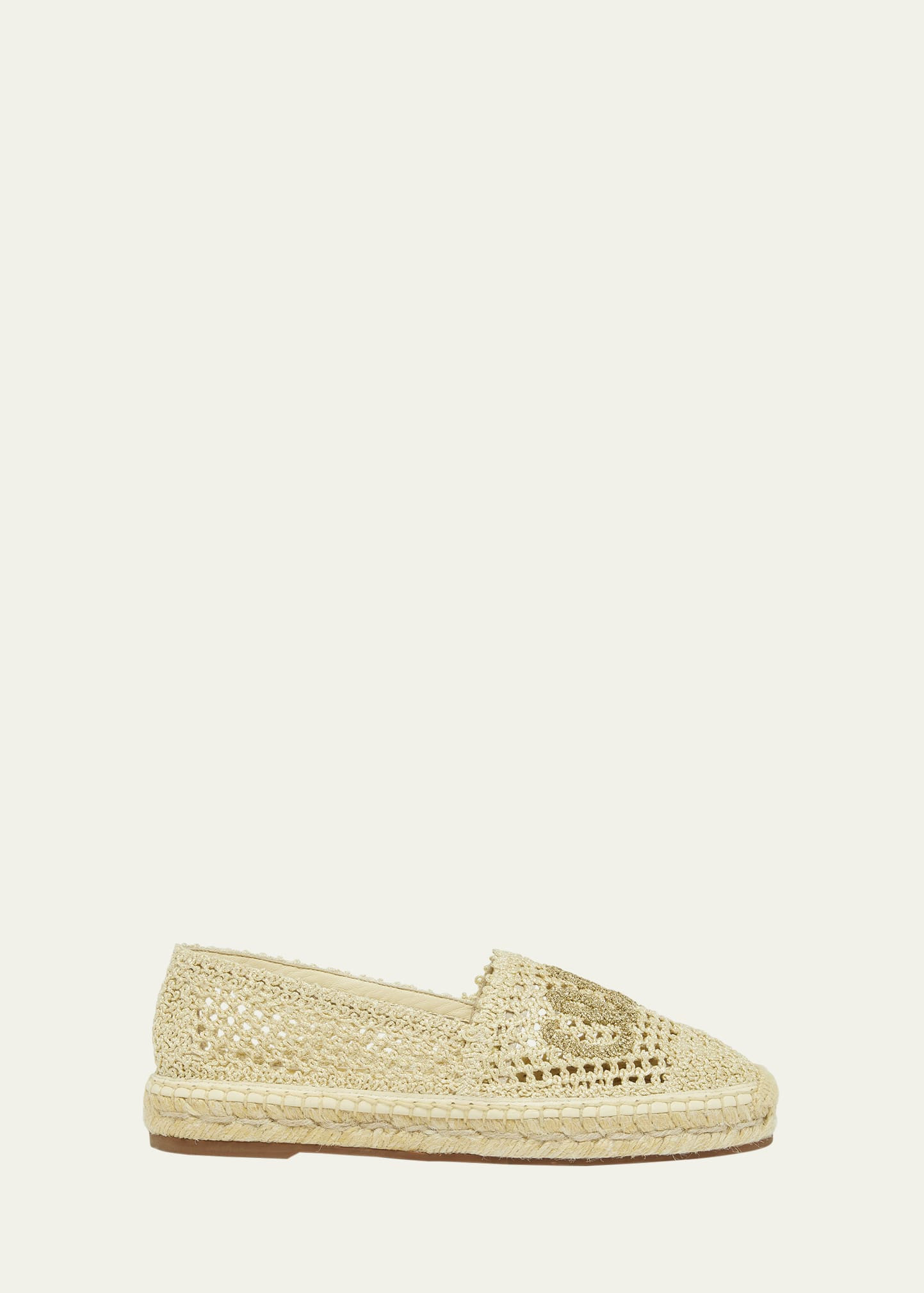 Chloe Isla Logo Crochet Knit Espadrilles | Bergdorf Goodman