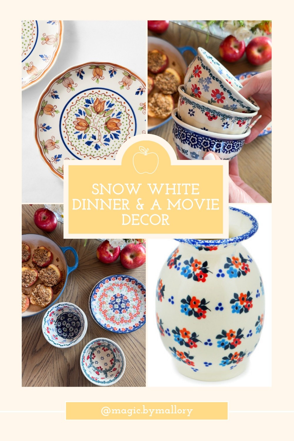 Have your own Snow White themed dinner with these cottage core pieces 💛🍎

#LTKParties #LTKFamily #LTKHome