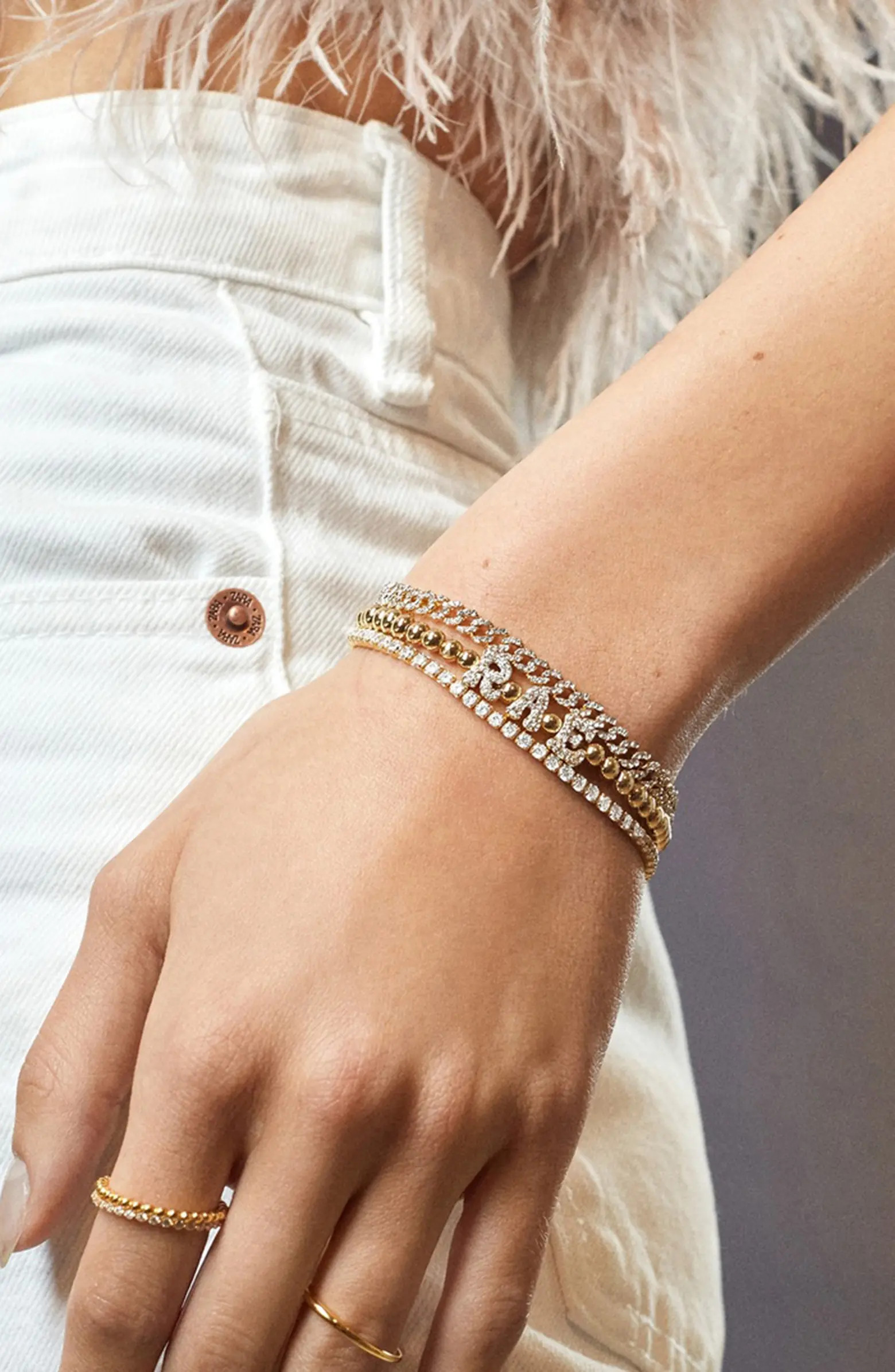BaubleBar Pisa Custom Retro Stretch Bracelet | Nordstrom | Nordstrom
