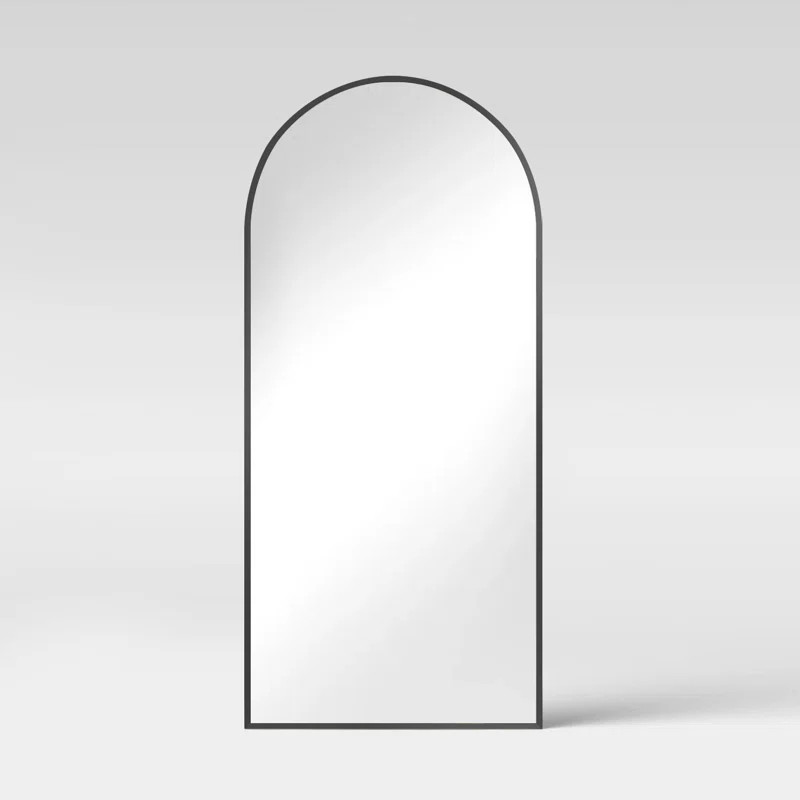 Veltri Arch Metal Floor Mirror | Wayfair North America