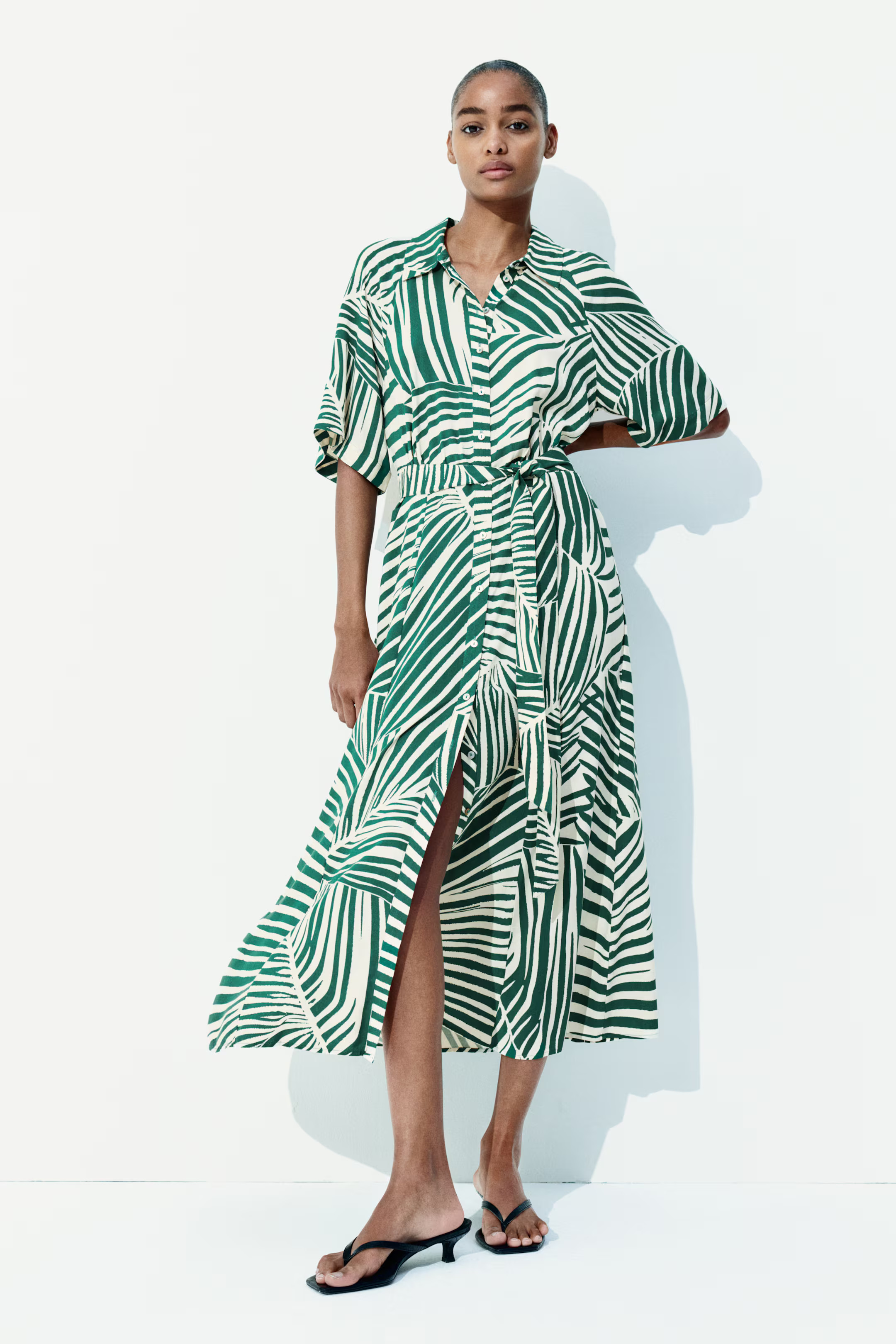 Tie-belt Shirt Dress | H&M (US + CA)