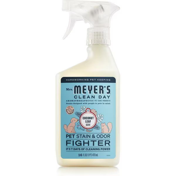 Mrs. Meyer's Pet Stain & Odor Fighter, Coconut Leaf, 16-fl oz bottle | Chewy.com