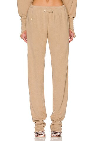 SAMI MIRO VINTAGE Safety Pin Sweatpant in Taupe | FWRD 