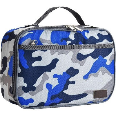 Insulated Kids Lunch Box Soft Bag. Mini Cooler Thermal Meal Tote for School. Blue Camo | Target