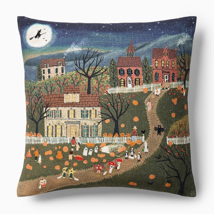 Nicole Cicak Halloween Harvest Pillow Cover | West Elm (US)