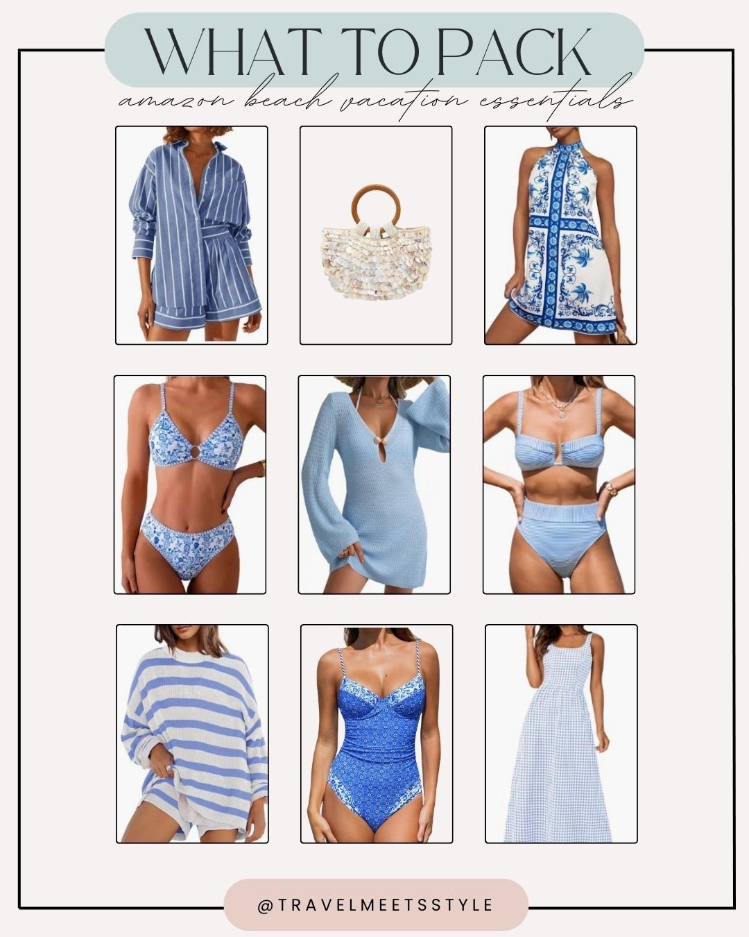 Headed somewhere sunny and need some help packing for your trip? This is your destination for the ultimate beach vacation packing list. 

Explore here for vacation outfits beach + spring break outfits for every adventure and make sure to check out my Amazon storefront for more Amazon finds + Amazon must-haves 🌸

#LTKSwim #LTKTravel