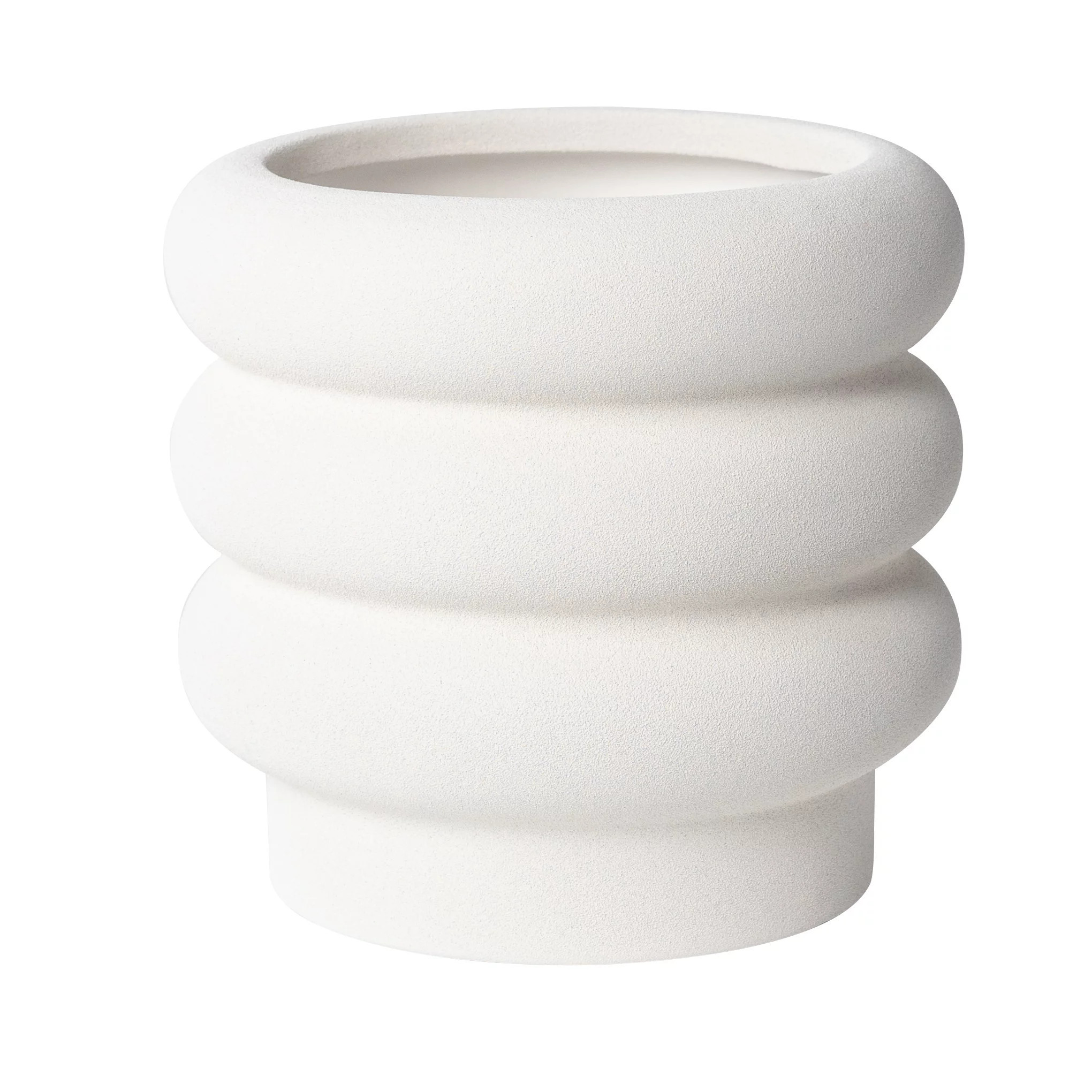 Better Homes & Gardens 6.53”D x 6.2”H Round Ceramic Bubble Planter, White - Walmart.com | Walmart (US)