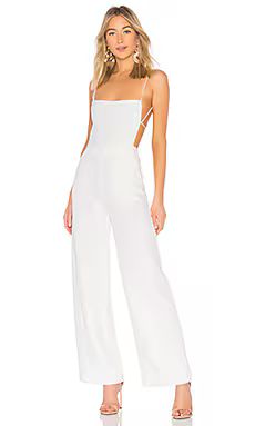NBD Prosecco Jumpsuit in Ivory from Revolve.com | Revolve Clothing (Global)