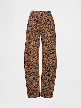 High Rise Barrel Jeans | Gap (US)