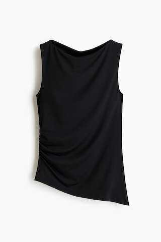 Draped boat-neck top | H&M (UK, MY, IN, SG, PH, TW, HK)