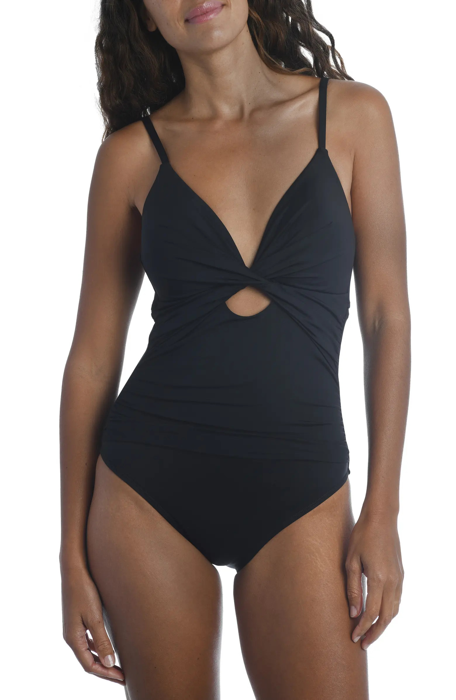 La Blanca Island Goddess Twist Keyhole One-Piece Swimsuit | Nordstrom | Nordstrom