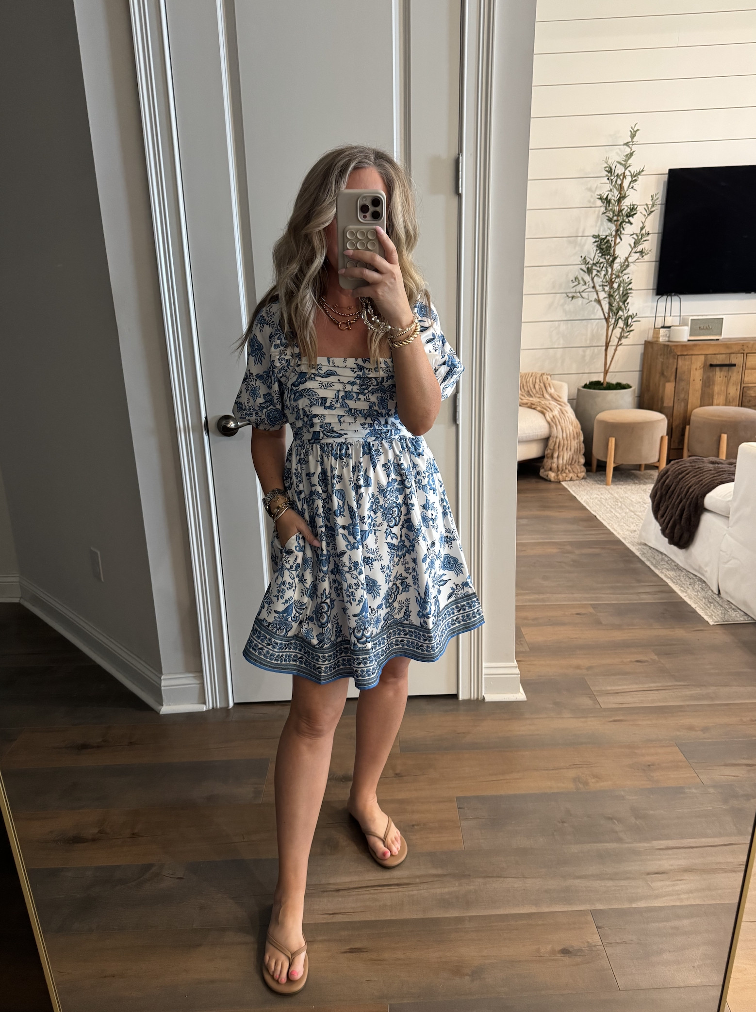 Look for less puff sleeve blue and white floral mini dress. ☀️ Looks like Abercrombie but it's Amazon! Wearing size S.

Amazon, spring, summer, fashion, finds, affordable, women’s, outfits, trendy, casual, chic, wardrobe, essentials, style, inspo, clothing, deals, budget, everyday, staples, aesthetic, minimal, versatile, comfortable, flattering, modern, seasonal, must-haves, spring-break, vacation, cruise, beach, warm-weather, blue and white dress, gold tournament, floral print, preppy style. 

 #LTKootd #LTKSeasonal #LTKPetite