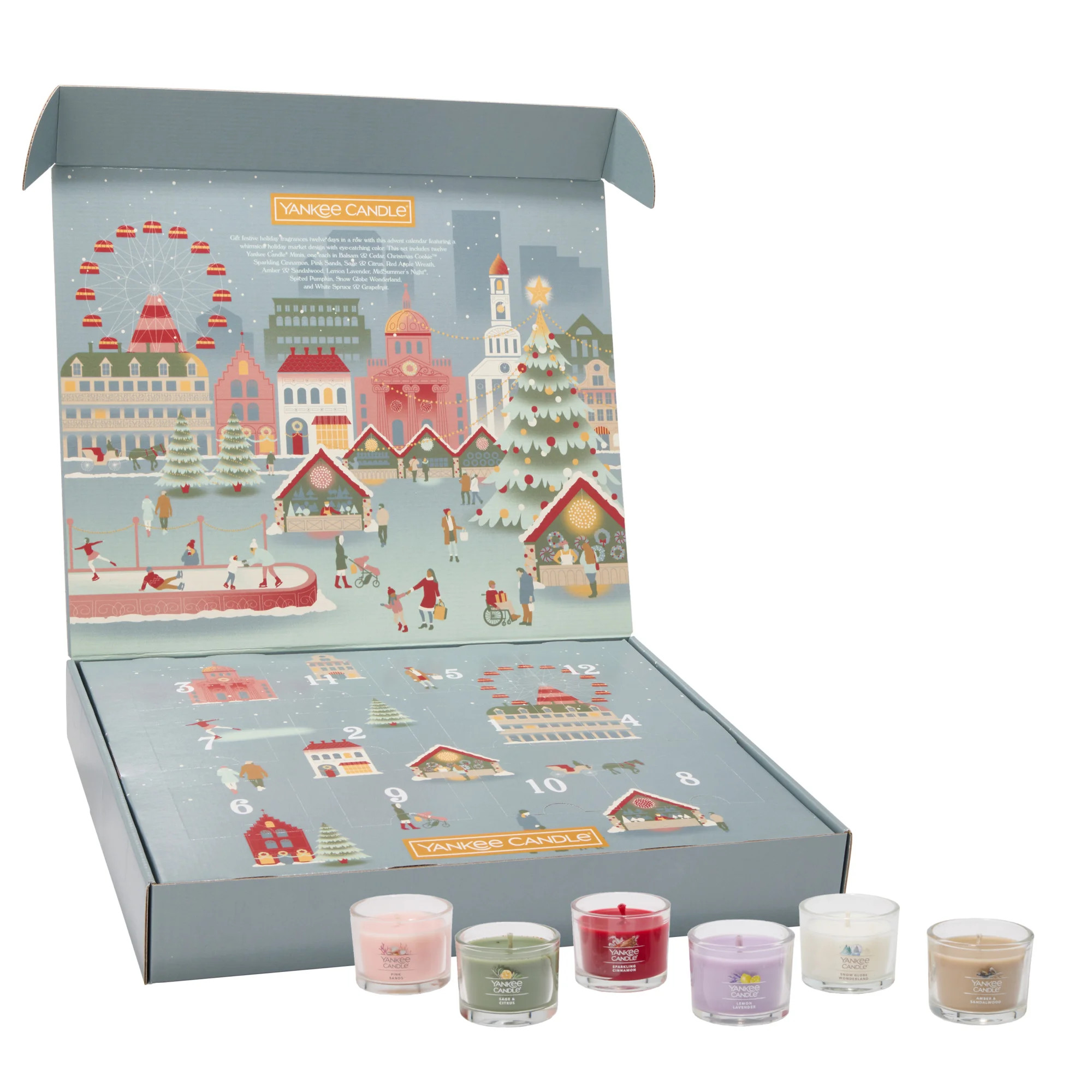 Yankee Candle Signature Votive Mini Candle Jars, 12 Days of Christmas Candle Advent Calendar Vari... | Walmart (US)