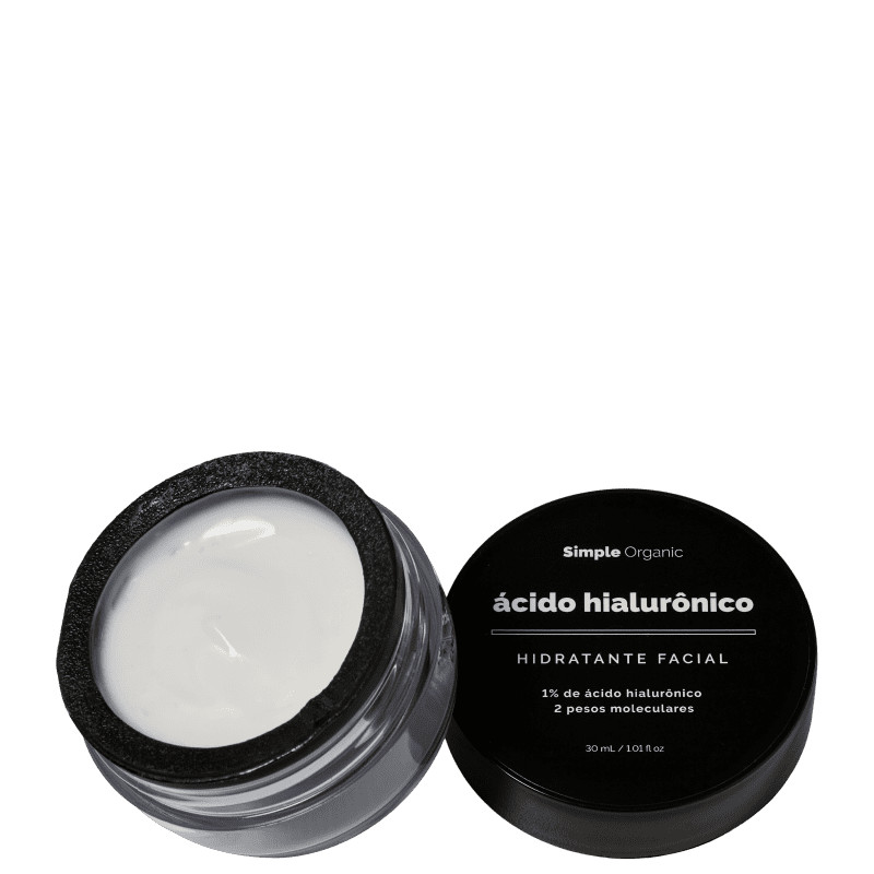 Simple Organic Ácido Hialurônico
        
            
                 - Hidratante Facial 30m... | Beleza Na Web (BR)